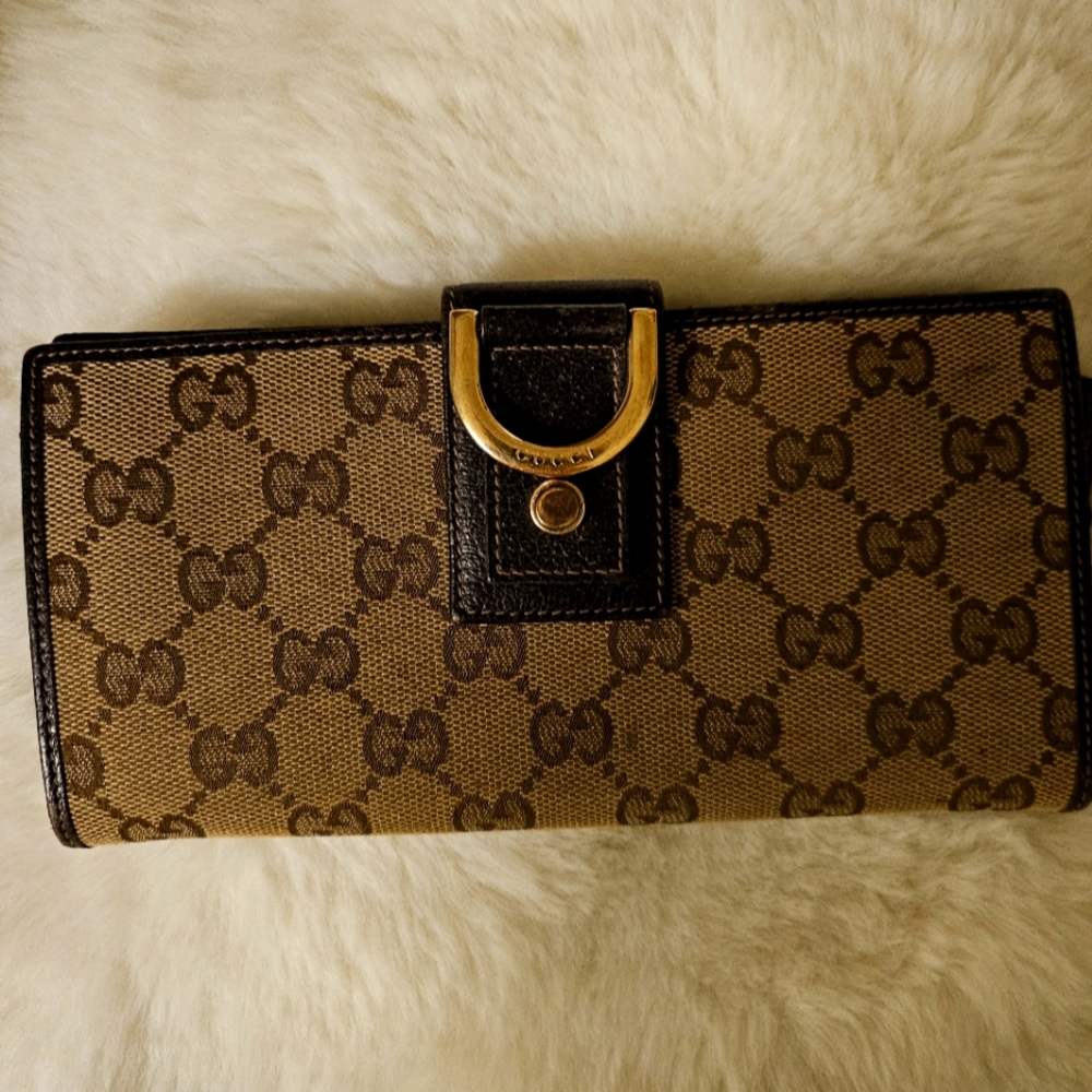 Gucci Brown Monogram Wallet